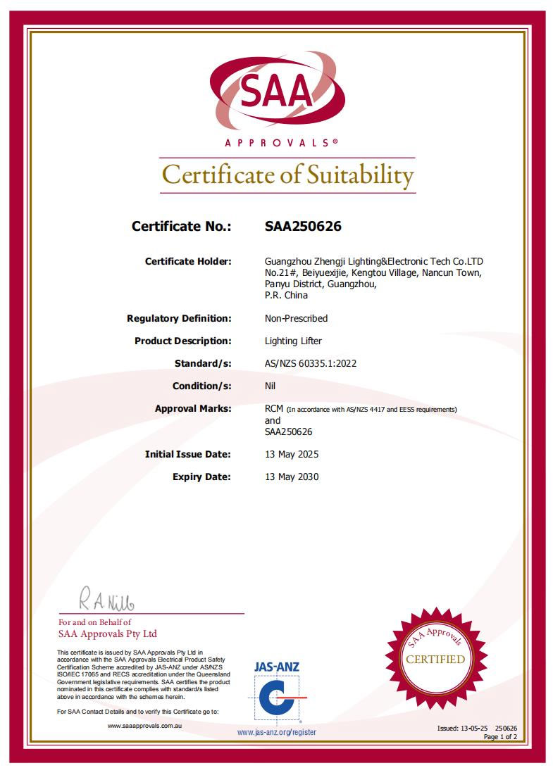 SAA Certification